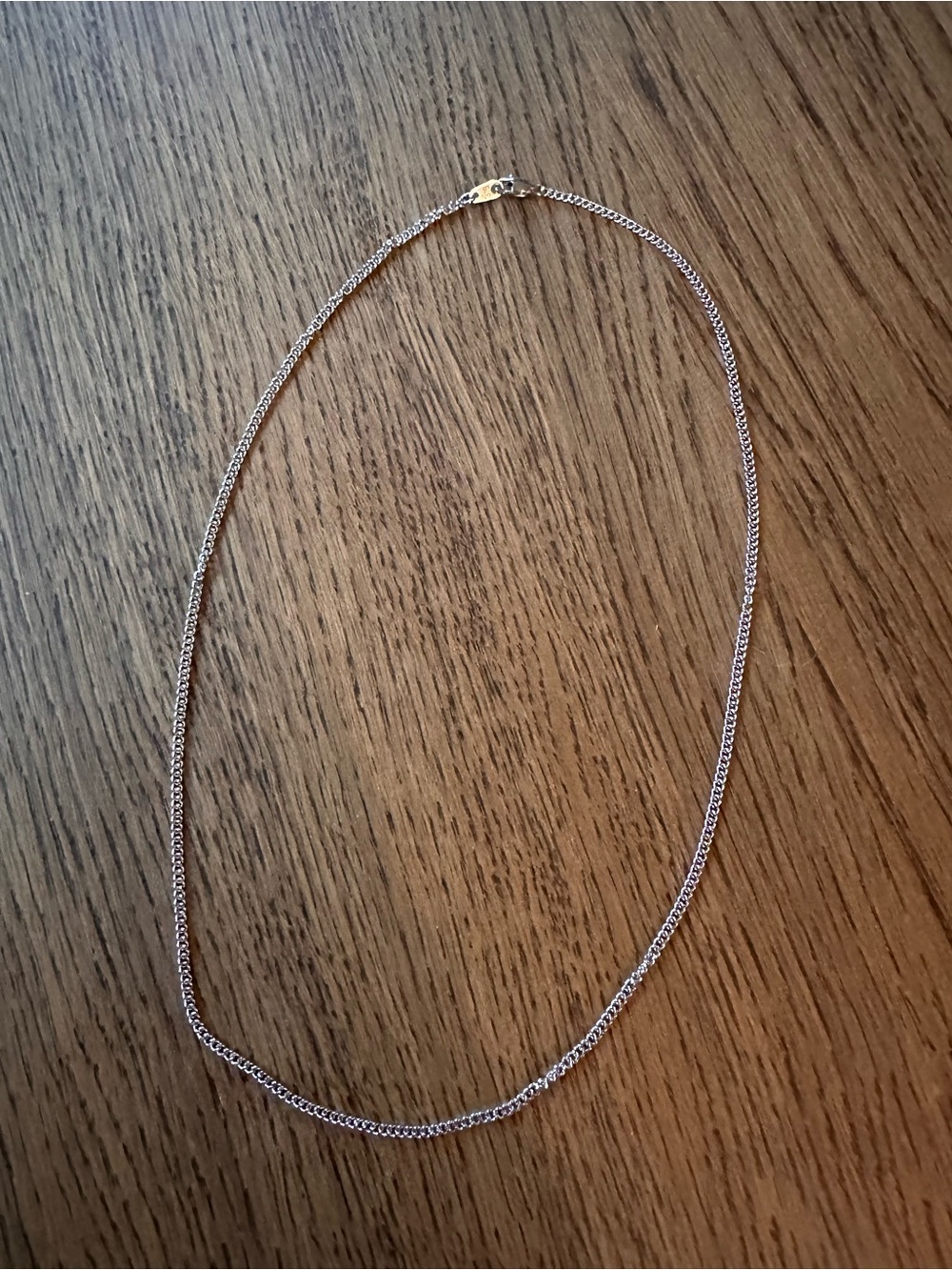 Classic Silver-Tone Curb Chain Necklace | 20” x 2.5 mm